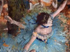 05B Swaying Dancer (Dancer in Green) - Edgar Degas 1877-79 Close Up Thyssen Art Museum Madrid Spain