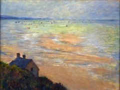 07A The Hut in Trouville, Low Tide - Claude Monet 1881 Thyssen Art Museum Madrid Spain