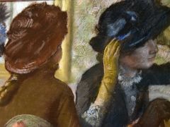 09B At the Milliners - Edgar Degas 1882 Close Up Thyssen Art Museum Madrid Spain