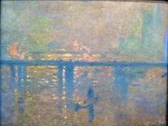 19 Charing Cross Bridge - Claude Monet 1899 Thyssen Art Museum Madrid Spain