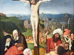 06 The Crucifixion - Gerard David 1475 Thyssen Art Museum Madrid Spain