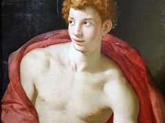 15A Saint Sebastian - Bronzino 1533 Thyssen Art Museum Madrid Spain