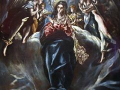 25A The Immaculate Conception - El Greco 1608-14 Thyssen Art Museum Madrid Spain