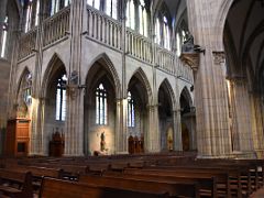 02B A Side View Of The Inside Of The Cathedral of the Good Shepherd San Sebastian Donostia Spain