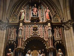 03A Shrine of The Holy Family sculpture by Julio Gargallo In Cathedral of the Good Shepherd San Sebastian Donostia Spain