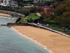 05C Playa de Ondarreta Beach And Miramar Palace From Mount Igueldo San Sebastian Donostia Spain