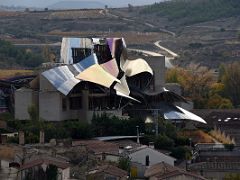 01B Marques de Riscal was designed by Frank Gehry 2006 From Elciego Village Spain