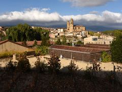 06A Elciego Village And Church of San Andres From Frank Gehry Hotel Marques de Riscal Rioja Spain