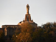 03B The Sagrado Corazon Sacred Heart Of Jesus statue On Top Of Mount Urgull San Sebastian Donostia Spain