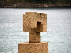 12 Monument to Fleming by Eduardo Chillida 1955 La Concha Promenade San Sebastian Donostia Spain