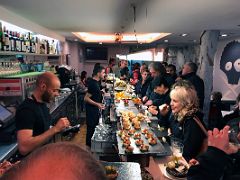 06B People Crowd Bar Zeruko Pintxo Tapas Old Quarter San Sebastian Donostia Spain