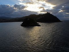 04 Santa Clara Island And Mount Igueldo Late Afternoon From The Path On Mount Urgull San Sebastian Donostia Spain