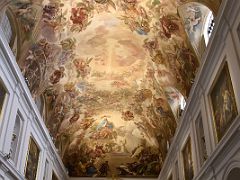 01A The sacristy has many paintings like The Disrobing Of Christ by El Greco and the ceiling fresco by Luca Giordano Toledo Cathedral Spain