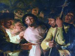 02B Arrest of Christ - Francisco de Goya 1798 - detail Sacristy Toledo Cathedral Spain