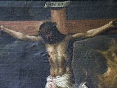 11B Christ Crucifixion - Titian 16C detail Sacristy Toledo Cathedral Spain