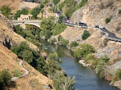 07 Puente de Juanelo Bridge over the Targus River from Mirador del Valle Toledo Spain