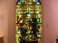 03A The Adoration of the Magi stained glass window - Arnao de Vergara 1544-50 Museum of Santa Cruz Toledo Spain