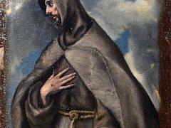 05A Saint Francis - El Greco 1595-1600 Museum of Santa Cruz Toledo Spain