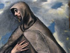 05B Saint Francis - El Greco 1595-1600 Detail Museum of Santa Cruz Toledo Spain