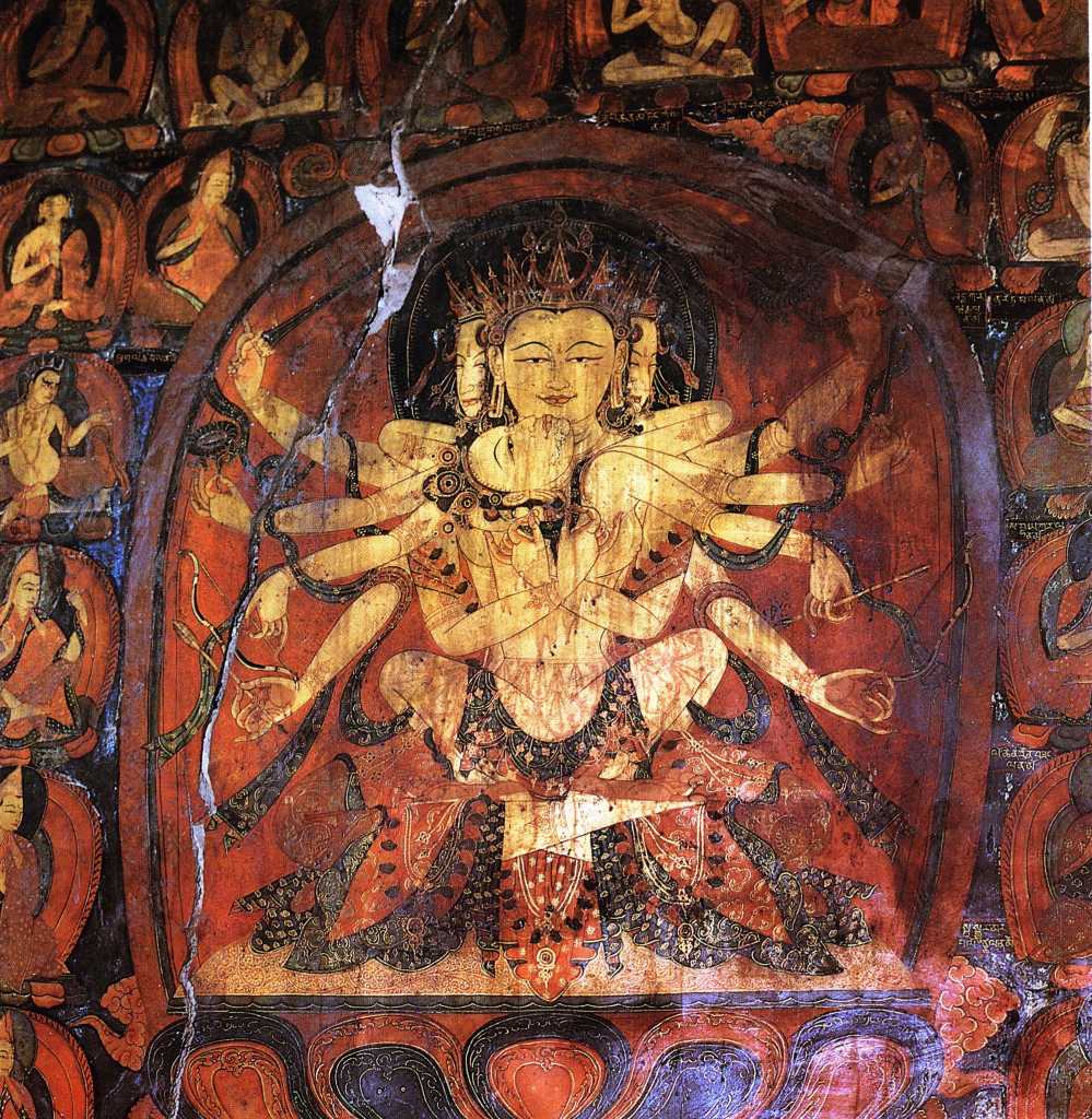 Tibet Guge 08 Tsaparang 03 Yamantaka Temple Guhysamaja-Manjuvajra