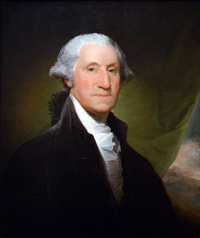 753 George Washington - Gilbert Stuart 1795 - American Wing New York ...