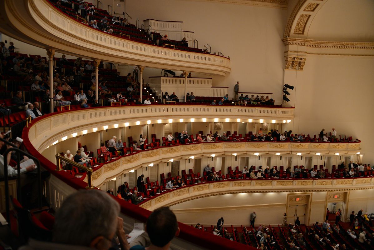 13 The Five Levels Of Seating In Isaac Stern Auditorium From The Dress Circ...