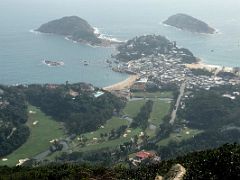 09C Shek O Village and beach close up from Shek O Peak on Dragons Back hike Hong Kong