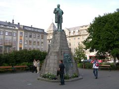 Iceland 01 08 Reykjavik Austurvollur Square Birthplace of Iceland