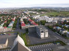 Iceland 03 09 Reykjavik View From Hallgrimskirkja To Perlan