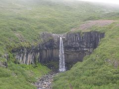 Iceland 12 01 Skaftafell Svartifoss Long View