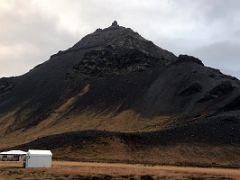 06 We drove out of Arnarstapi with Stapafell mountain towering overhead Snaefellsnes Peninsula Iceland