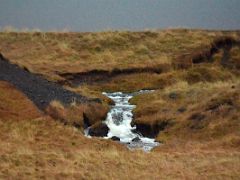 01C A small waterfall on road 54 below Skyrtunna mountain on Snaefellsnes Peninsula Iceland