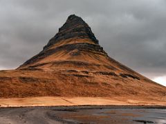 03 Kirkjufell Church Mountain from road 54 after leaving Grundarfjordur Snaefellsnes Peninsula Iceland