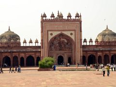 28 Agra Fatehpur Sikri Jama Masjid Friday Mosque From Inside Courtyard