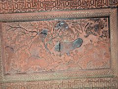 11 Agra Fatehpur Sikri Panch Mahal Wall Carving Close Up