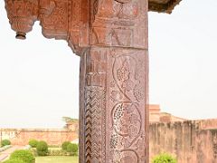 14 Agra Fatehpur Sikri Panch Mahal Pillar Carved Pillar