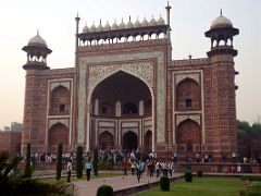 Agra Taj Mahal 02 Entrance Darwaza Great Gate At Sunrise