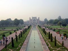 Agra Taj Mahal 18 Entrance Darwaza Great Gate From Taj Mahal At Sunrise