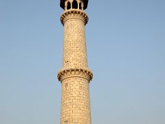 Agra Taj Mahal 30 Taj Mahal Minaret Just After Sunrise