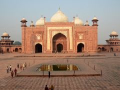 Agra Taj Mahal 32 Taj Mahal Mosque Just After Sunrise