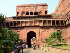 05 Agra Fort Looking Back At Second Amar Singh Gate