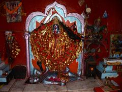 08C Kali Statue Inside Mahakal Mandir Hindu Temple In Darjeeling Near Sikkim India