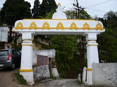 01A Entrance To Nipponzan Myohoji Japanese Buddhist Temple And Peace Pagoda In Darjeeling Near Sikkim India