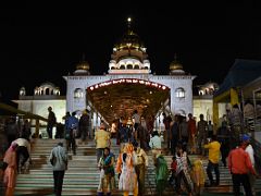 02A The Gurdwara Bangla Sahib is the most prominent Sikh house of worship in New Delhi At Night India