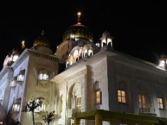 06B Angled View Of The Gurdwara Bangla Sahib At Night Delhi India