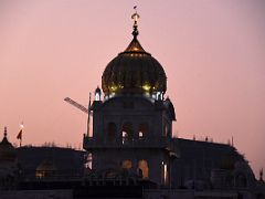 03A The Golden Dome Of Gurdwara Bangla Sahib In The Light Of Dawn Delhi India