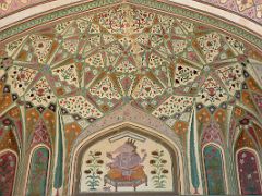 19 Jaipur Amber Fort Ganesh Pol Gate Ganesh Above The Gate