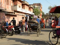 07D Jaipur Old City Transportation Includes Motorbike And Cycle Rickshaw