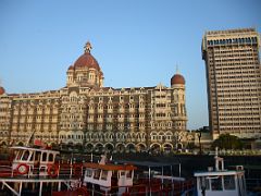 02 Taj Mahal Palace Hotel After Sunrise From Mumbai Harbour