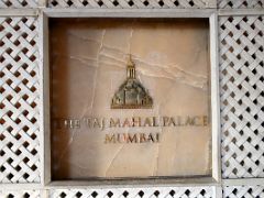 08 Entrance Sign To The Taj Mahal Palace Hotel Mumbai